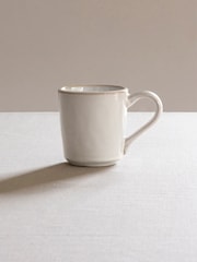 Dutch Rose Set of 4 White Small Mugs - Image 3 of 4