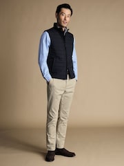 Charles Tyrwhitt Blue Weight Quilted Gilet - Image 1 of 4