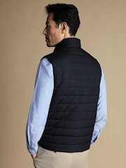Charles Tyrwhitt Blue Weight Quilted Gilet - Image 2 of 4