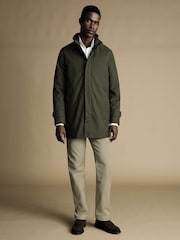 Charles Tyrwhitt Green 3-in-1 Rain with Detachable Gilet - Image 3 of 7