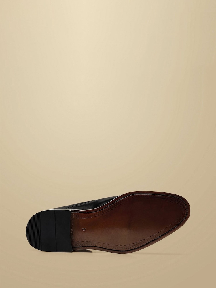 Charles Tyrwhitt Black Leather Oxford Shoes - Image 3 of 3
