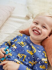 JoJo Maman Bébé 2-Pack Digger Jersey Pyjamas - Image 10 of 12