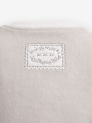 JoJo Maman Bébé Grey Elephant 2-Piece Baby Sleepsuit & Velour Jacket Set - Image 8 of 8