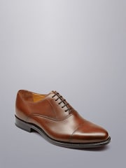 Charles Tyrwhitt Natural Leather Oxford Shoes - Image 2 of 4