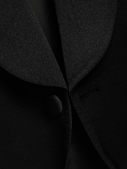 Charles Tyrwhitt Black Slim Fit Shawl Lapel Dinner Suit: Jacket - Image 4 of 4