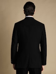 Charles Tyrwhitt Black Slim Fit Double Breasted Dinner Suit: Jacket - Image 2 of 5