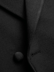 Charles Tyrwhitt Black Slim Fit Double Breasted Dinner Suit: Jacket - Image 5 of 5
