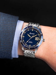 Accurist Mens Silver Tone Dive Automatic Stainless Steel Bracelet 42mm Watch - Image 4 of 6