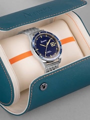 Accurist Mens Silver Tone Dive Automatic Stainless Steel Bracelet 42mm Watch - Image 5 of 6