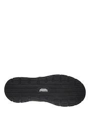 Skechers Black Bronwood Slip Resistant Slip-On Mens Work Shoes - Image 3 of 3