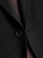 Charles Tyrwhitt Black Slim Fit Twill Stretch Suit: Jacket - Image 4 of 5