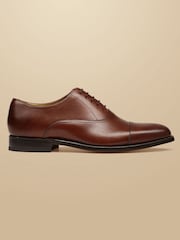 Charles Tyrwhitt Brown Leather Oxford Shoes - Image 1 of 4