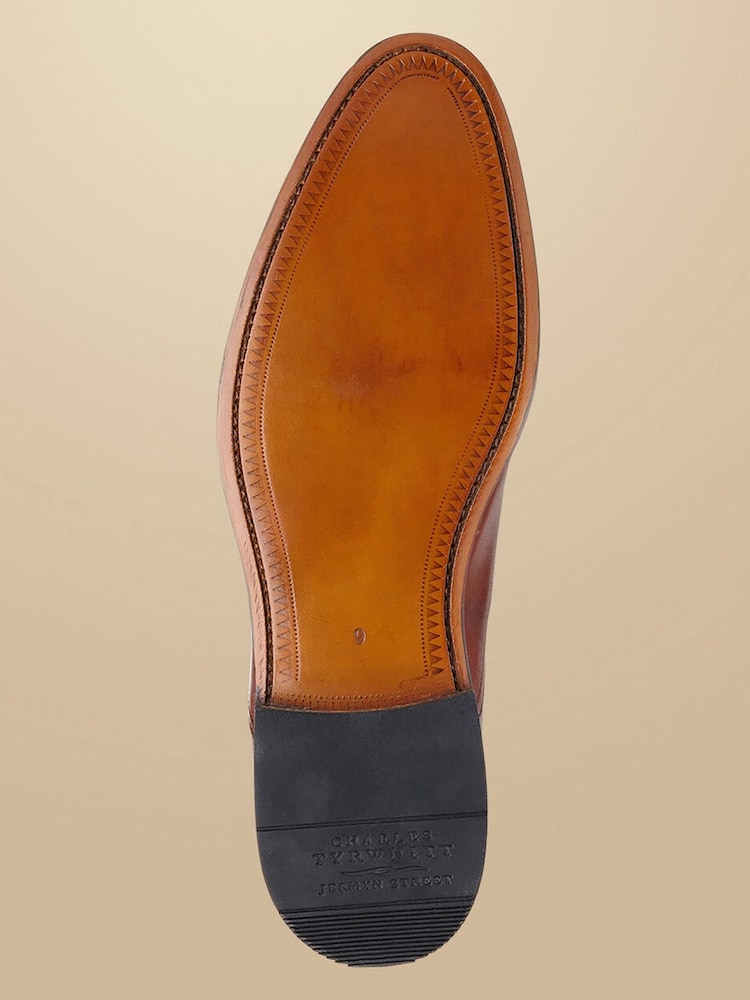 Charles Tyrwhitt Brown Leather Oxford Shoes - Image 4 of 4