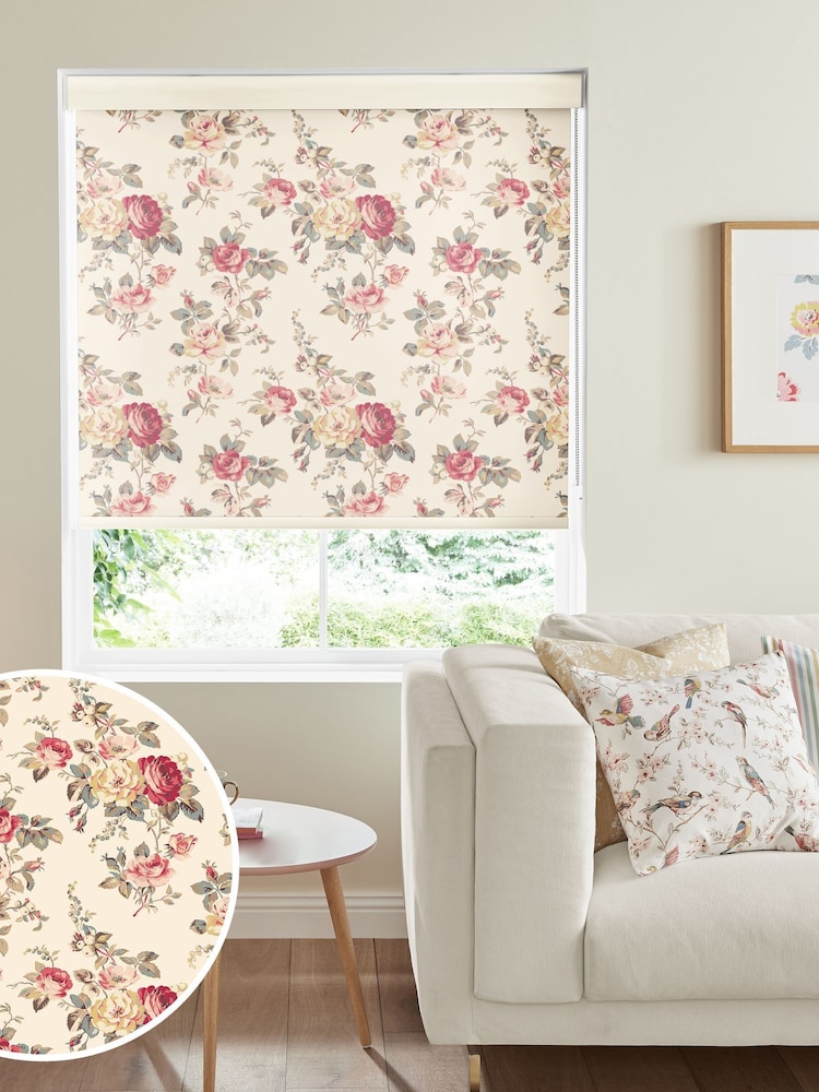 Cath Kidston Cream Garden Rose Multi Made To Measure Roller Blind - Image 1 of 4