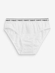Black/Grey/White Spot/Stripe 7 Pack Bikini Briefs (2-16yrs) - Image 7 of 7