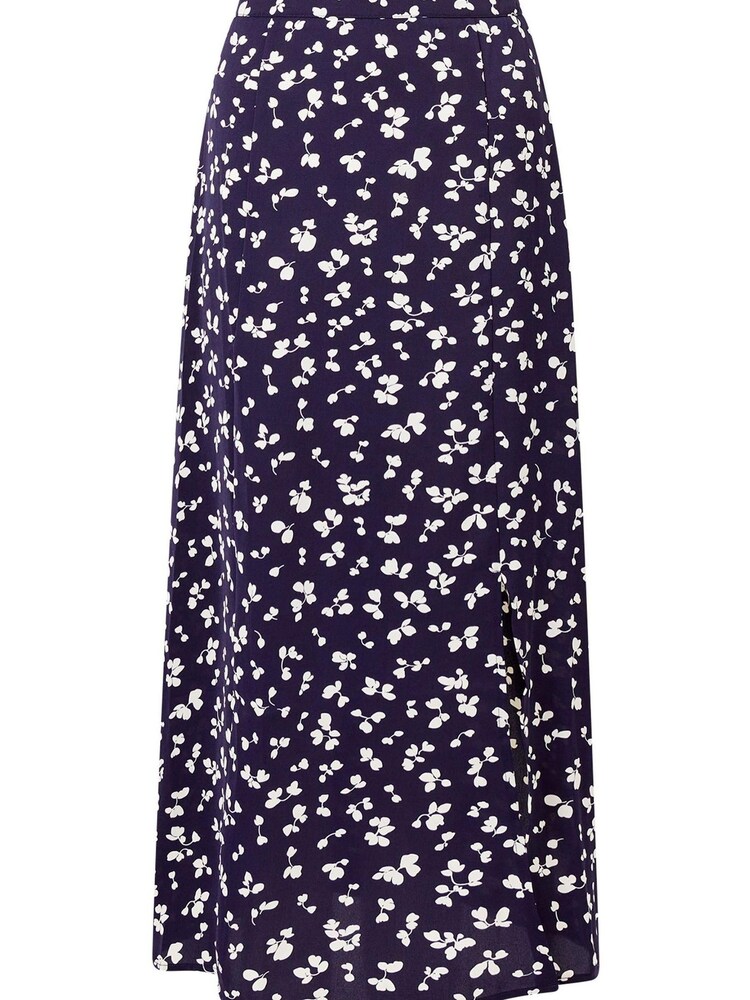 French Connection Navy Blue Split Skirt - Image 4 of 4