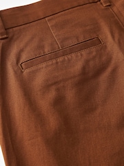 Brown Slim Stretch Chino Trousers - Image 10 of 10