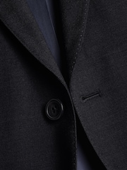 Charles Tyrwhitt Blue Slim Fit Stretch Twill Suit: Jacket - Image 5 of 6