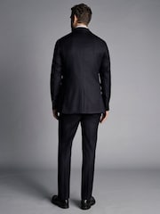 Черный - Charles Tyrwhitt приталенный костюм итальянского класса: пиджак - Изображение 2 из 5