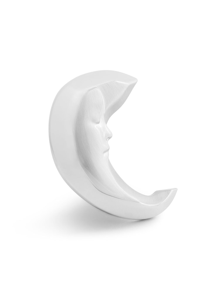 COACH Silver Runway Crescent Moon Face Brooch - Image 2 of 3