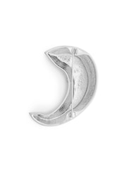COACH Silver Runway Crescent Moon Face Brooch - Image 3 of 3