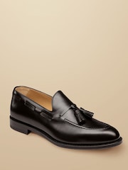 Charles Tyrwhitt Black Leather Tassel Loafers - Image 2 of 4