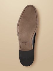 Charles Tyrwhitt Black Leather Tassel Loafers - Image 4 of 4