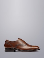 Charles Tyrwhitt Brown Leather Oxford Brogues Shoes - Image 1 of 4