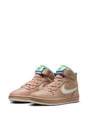 Nike Neutral Junior Court Borough Mid 2 SE Trainers - Image 1 of 9