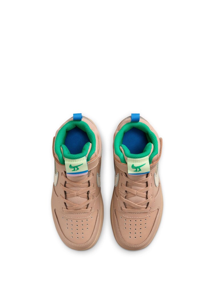 Nike Neutral Junior Court Borough Mid 2 SE Trainers - Image 2 of 9