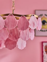 Eleanor Bowmer Pink Shell Effect Chandelier - Image 3 of 4