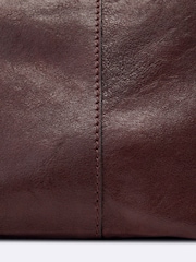 AllSaints Red Lutece Leather Tote - Image 3 of 4