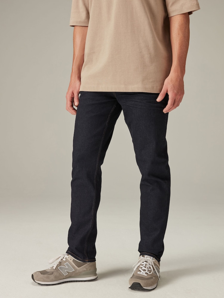 Dark Blue Slim Fit Essential Stretch Jeans - Image 1 of 11