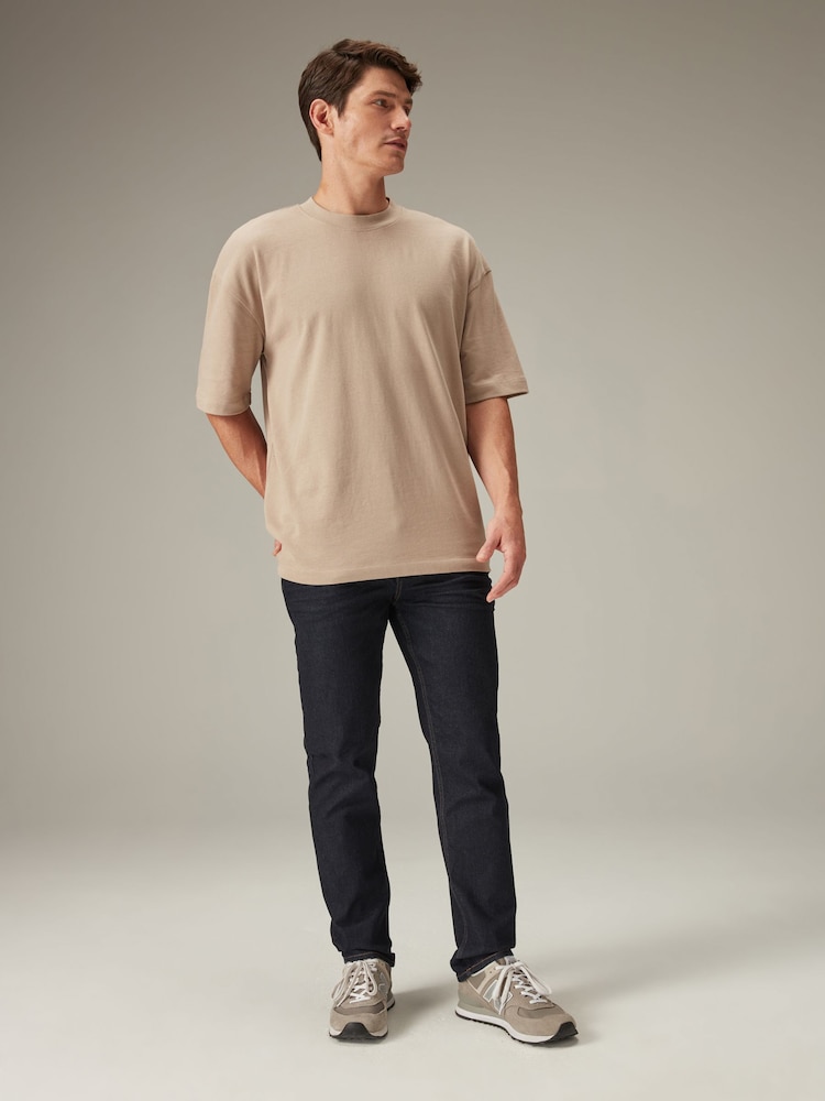 Dark Blue Slim Fit Essential Stretch Jeans - Image 2 of 11