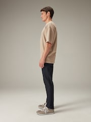 Dark Blue Slim Fit Essential Stretch Jeans - Image 3 of 11