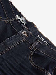 Dark Blue Slim Fit Essential Stretch Jeans - Image 8 of 11