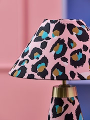 Eleanor Bowmer Pink Leopard Print Table Light - Image 3 of 4