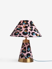 Eleanor Bowmer Pink Leopard Print Table Light - Image 4 of 4