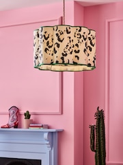 Eleanor Bowmer Cream Leopard Print Easy Fit Light Shade - Image 2 of 4