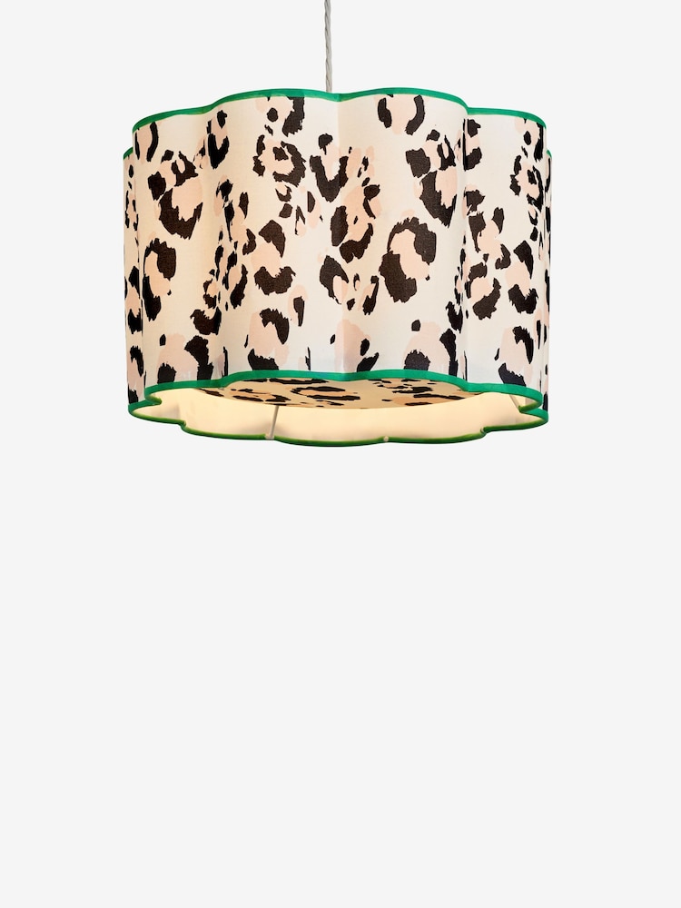 Eleanor Bowmer Cream Leopard Print Easy Fit Light Shade - Image 4 of 4