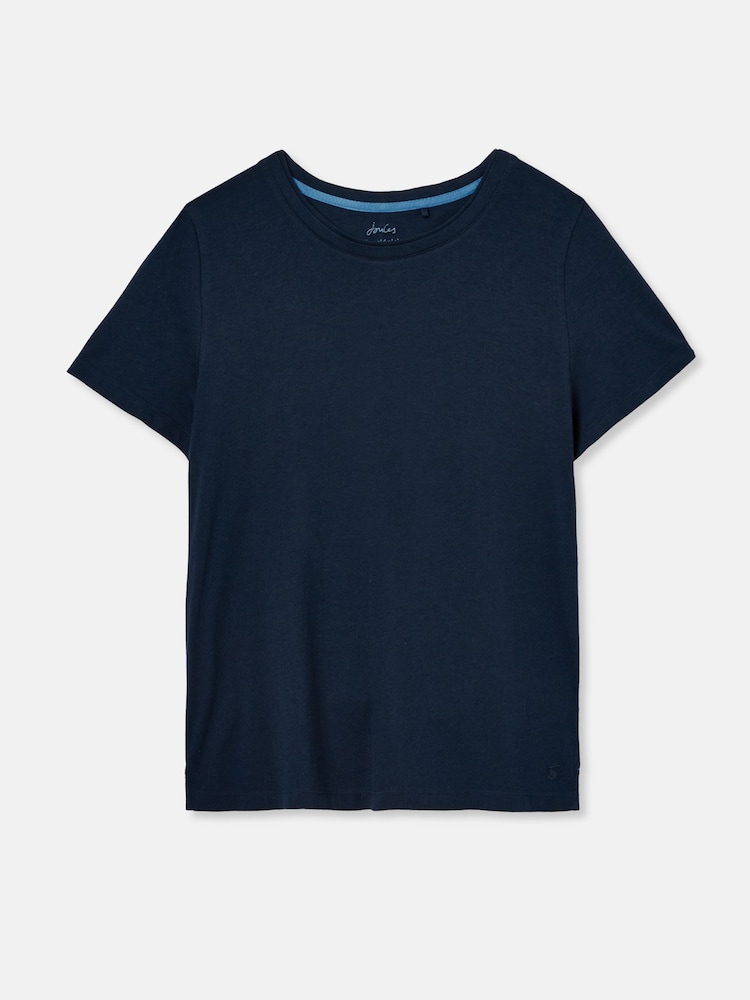 Joules Frankie Navy Blue Crew T-Shirt - Image 6 of 6