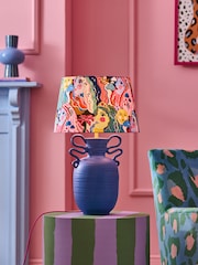 Eleanor Bowmer Blue Goddess Print Table Lamp - Image 2 of 5