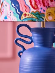 Eleanor Bowmer Blue Goddess Print Table Lamp - Image 4 of 5