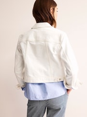 Boden White Rigid Denim Jacket - Image 2 of 6
