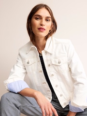 Boden White Rigid Denim Jacket - Image 4 of 6