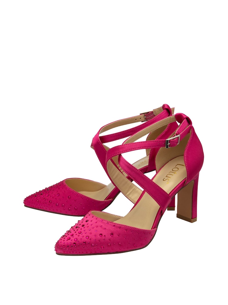 Lotus Diamante Pointed-Toe Court Shoes - Imagem 2 de 4