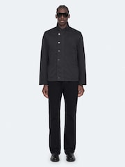 AllSaints Black Enfield Jacket - Image 4 of 8