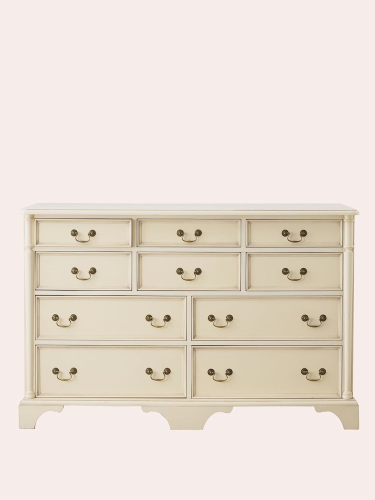Laura Ashley Ivory Clifton Chest of 10 Drawer Drawers - Image 2 of 2