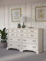 Laura Ashley Ivory Clifton Chest of 10 Drawer Drawers - Image 3 of 6