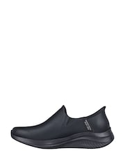 Skechers Black Womens Ultra Flex 3.0 All Smooth Slip In Trainers - Image 2 of 5